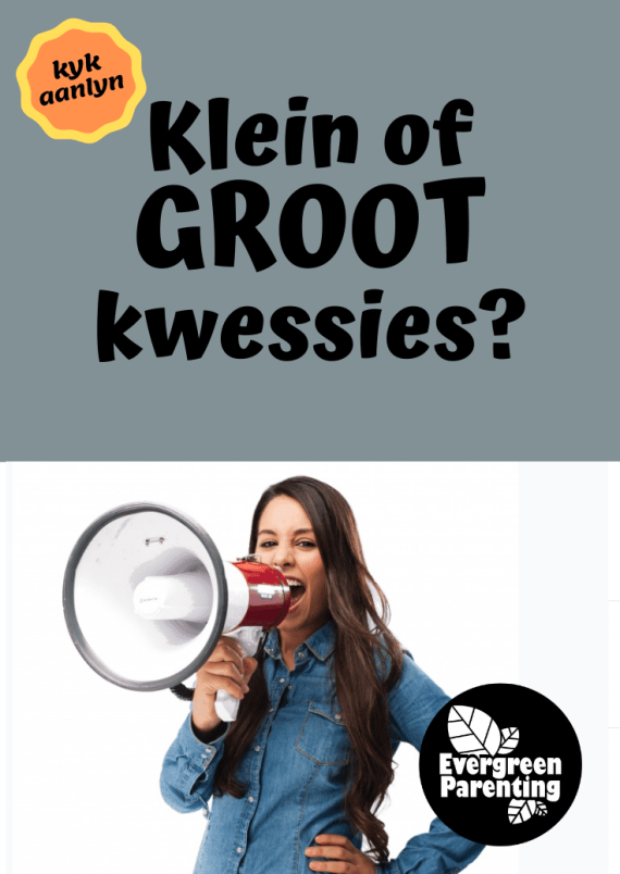 Klein of groot kwessies?